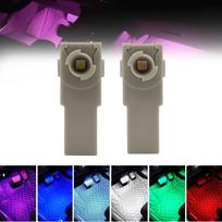 LED Car Light Foot Lamp Compatible with Toyota Multicolor [Pack rožinė