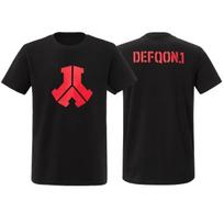 Defqon 1 Kur kyla legendos Marškinėliai Vyrams Moterims Trumpomis Rankovėmis Marškinėliai Retro Hip Hop Gatvės Aprangos Prekės ženklas Viršutiniai drabužiai Vasaros Vyriški Drabužiai#Spalva(3) M juoda