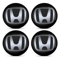 2025 Karštas 4 vnt. Automobilio ratlankio dangtelis Padangos rato centrinės dalies dangtelio lipdukas Emblema Stilius Honda Civic Accord CRV HRV Jazz City Odyssey Ja