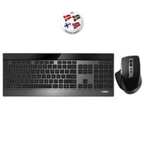 RAPOO Keyboard/Mouse Set 9900M Wireless Multi-Mode, Black