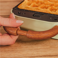 CECOTEC Sandwich Maker | Rock'nToast Retro One Yellow Retro-style | 700 W | Number of plates 3 | Yellow