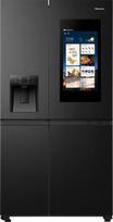 Hisense Effortlessly store food with this spacious side-by-side fridge. Built-in inventory keeps you organized and reduces waste, while the integrated water dispenser provides fresh water anytime.