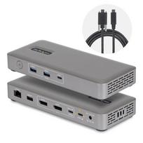 StarTech.com USB4 Docking Station, Driverless Dual 4K 144Hz for Mac and Windows, Universal USB-C Dock with DisplayPort, 100W PD and 2.5GbE