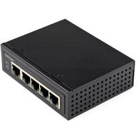 StarTech.com Industrial 5 Port Gigabit PoE Switch - 30W - Power Over Ethernet Switch - Hardened GbE PoE+ Unmanaged Switch - Rugged High Power Gigabit Network Switch IP-30/-40 C to 75 C - TAA