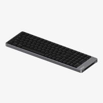 Lofree Flow 2 100 keyboard Universal USB + RF Wireless + Bluetooth QWERTY Black, Grey