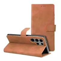 OEM TENDER book-style phone case for Samsung Galaxy S23 Ultra (S918) brown