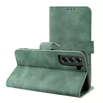 OEM TENDER book type phone case for Samsung Galaxy S21 FE 5G (G990) green