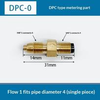 M8x1MMx4MM Tube DPC-0/1/2/3/4/5 Brass One Way Check Measureing Valve Resistive Proportional Distributor Tip Divider