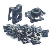 10pcs Car Motorcycle Scooter ATV Moped E-bike Plastic Cover Metal Retainer 6mm U-Type Clips with Nut M6