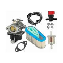 Carburetor, with 36356 Air Filter, Shut-off Valve, Fuel Filter, Supply Line, for Tecumseh Ohv125, Ohv130 And Ovh135, Replacement Model Of 640065a