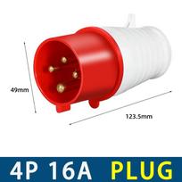 For Caravan Motorhome 240V 16A Hook Up Adapter 3 4 5PIN Car Connection Plug Mains Site Socket Power Supply Car Accessory