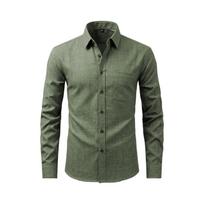 Men’s Long Sleeve Button Down Shirt Classic Fit Casual Business Dress Shirt with Chest Pocket Comfortable Fabric XXL