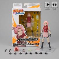 Anime Heroes Naruto Shippuden Sakura Haruno Action Figure - 6.5  Posable Toy with Interchangeable Hands and Accessories
