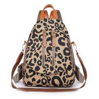 Moteriška rankinė ir kuprinė Leopard Small Fashion Moteriški krepšiai Moteriškos kuprinės moterims Moterims Kelioninės kuprinės Mokykliniai krepšiai mergaitėms One Size