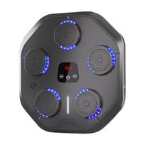 Music Boxing Machine Equipment Reaction Target Electronic Smart Boxing Wall Target for Household Kickboxing Practice Home Gym Without Gloves