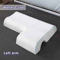 Left Arm Couple Pillow Orthopedic Memory Foam Protect Cervical Vertebra Release Arm Pain Pressure Pillow for Side Sleeper 65x49x11cm