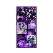 Dėklas - Maniacase - Samsung Galaxy S24 Ultra - Violetinis - BTS CONCEPT - Lankstus violetinė