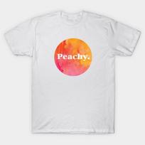 T Shirt Women Peachy Circle Chill Vibes Shirt Harajuku Print Kawaii Tshirt Summer Short Sleeve Female T-Shirt Top Tee S