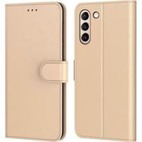 Protective Case - PROSHOP - for Samsung S21 FE - Leather Effect - Card Storage - Anti-Scratch auksas