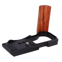 Handgrip L Shape Bracket Handle Fit for R50V Camera with Built in Quick Release Plate Hand Grip Holder Anti Slip Pads Design