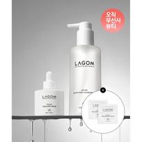 Lagom Micropore Cleansing Oil 200ml+aqualene Serum 50ml  + 2 Free Creams NONE
