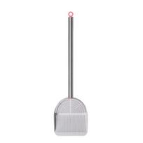 Cats Litter Scooper with Deep Shovel Handle Metal Scoops Hollow Poop Sifter Ergonomic Stainless Steel Handle