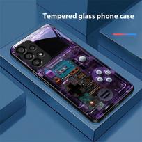 Recreational Machine For Samsung Galaxy S 8 9 10 20 Plus 21 FE 22 23 24 Ultra S7 Edge Black Tempered Glass Phone Case Hard Shell for Galaxy S21 Ultra