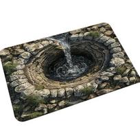 3D Skylės Kilimas Realistiškas Optinės Iliuzijos Kilimas Juokingas Bedugnės Durų Kilimėlis Sugeriantis Neslystantis Grindų Kilimėlis voniai, svetainei, prieškambariui 40*60cm M