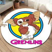 Gremlins Round Area Rug,Carpet Rug for Living Room Bedroom Sofa Playroom Decor,Non-slip Floor Mat 80cmx80cm