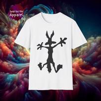 Minkštas medvilninis marškinėlis. Wile E. Coyote Animacinis Unisex Marškinėlis XL