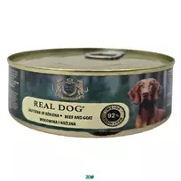 Real Dog SP Wet Adult Beef&Goat konservuotas pašaras suaugusiems šunims, jautiena, ožkiena; 240g, 800g