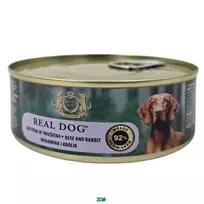 Real Dog SP Wet Adult Beef&Rabbit konservuotas pašaras suaugusiems šunims, jautiena, triušiena; 240g, 800g