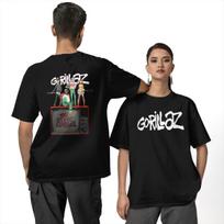 Gorillaz T Shirt Summer Streetwear T-Shirts Cotton Leisure Tshirt For Male Short Sleeve Casual Top Tees S