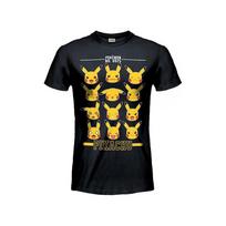 Pokemon T-shirt - Pikachu veidukai - Originalus oficialus marškinėlis Super kaina- S