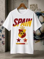 Spain Soccer T-Shirt World Cup 2026 | Spanish Football Crest Tee 3XL