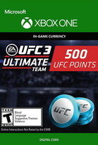EA SPORTS UFC 3 - 500 UFC POINTS Xbox Live Key GLOBAL