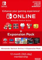 Nintendo Switch Online 12 Month Individual Membership + Expansion Pack eShop Key SWITZERLAND