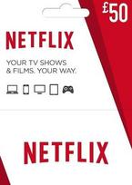 Netflix Gift Card 50GBP Key UNITED KINGDOM