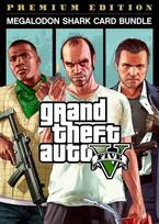 Grand Theft Auto V: Premium Online Edition & Megalodon Shark Card Bundle Rockstar Games Launcher Key UNITED STATES