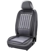 12V ledo šilko automobilio sėdynės vėsinimo kilimėlis su kvėpuojančia ventiliacijos oro siurbimo sistema Single Ventilation 2812 - Upgraded Built-in 4 Fans juoda