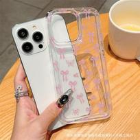 Ins bow for iPhone mobile phone case Apple 11/12/13/14/15/16 ProMax airbag anti-drop iPhone 7/8