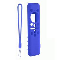 Drop-Proof Shell BN59-01432A 01432B Remote Control Covers Silicone with Lanyard Shockproof for Samsung 8K Neo QLED HDR Smart TV tamsiai mėlyna spalva