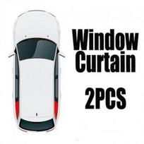 Individualus magnetinis automobilio lango saulės gaubtas, skirtas Volvo V60 2-os kartos 2019–2024 m., užuolaidėlės tinklelis, priekinis stiklas 2020 2021 2022 2023 2PCS SIDE TRIANGLE black
