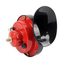 Motorcycle 12V 24V 60B Snail Air Horn Air Horn Auto Snail Horn Loud Horn for Motorcycle Car Truck SUV Boat Accessories 12v Red