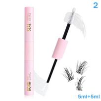 Eyelash Glue Double Ended Lash Bond Seal Strong Adhesion Waterproof Formula for  Makeup and Daily Use 2