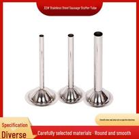 Stainless Steel Sausage Stuffer Funnel Set for Meat Grinders - Multi-Functional and Practical, #32 white