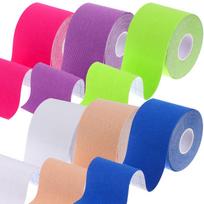 6 Rolls Kinesiology Tape Waterproof Athletic Tape Breathable Elastic Sports Physio Tape For Muscle Elbow Knee Shoulder Ankle Pai
