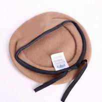 New Unisex Uniform Cap Women Men Wool Bere French Style Soldier Hat chaki