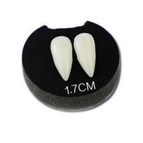 youliangjiao 2 vnt. Netikri švytintys vampyro dantys iltys protezai Helovino karnavalo vakarėlio dovanėlės 1.7cm