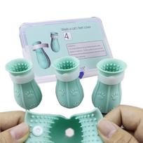 Cat Grooming Bathing Set Anti Scratch Bite Restraint Adjustable Cats Washing Bag Nail Trimming Feeding Medicine Cat Accessories 1 Set žalia